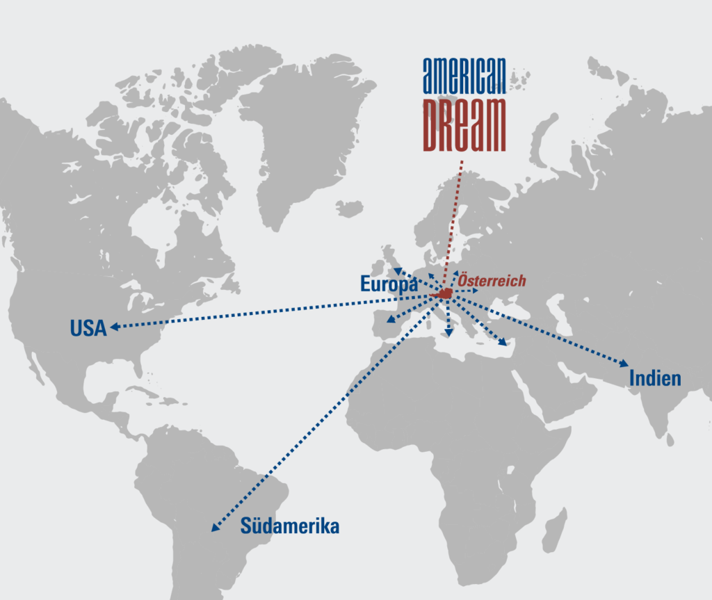amercian dream wordmap