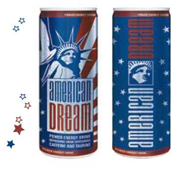 american dream back and front